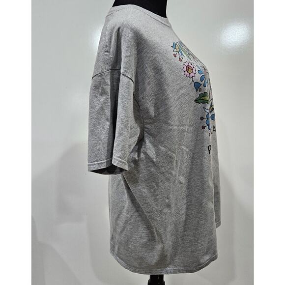 Folkstar 100% Folklor XLarge Floral Polska #Kaszuby Tshirt Folk Art Artsy - Picture 6 of 7